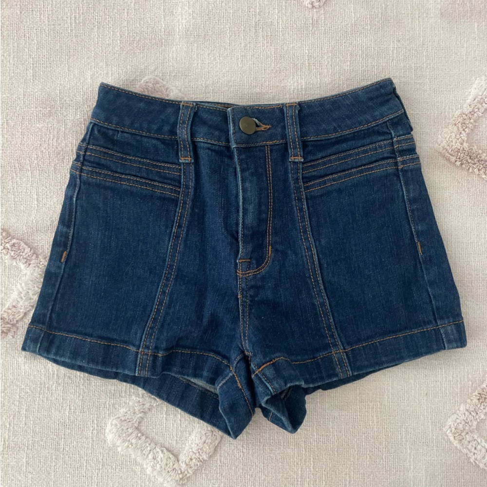 Lottie Moss Jean Shorts
